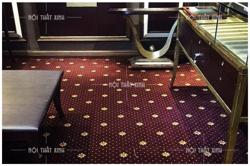 thảm trải sàn trong khách sạn
