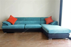 Showroom trưng bày bàn ghế sofa vải đẹp