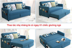 Nhà Việt giới thiệu hai mẫu sofa nỉ công năng cho nhà nhỏ