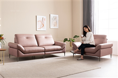 Mẫu bàn ghế sofa thiết kế hai ghế cho chung cư hiện đại