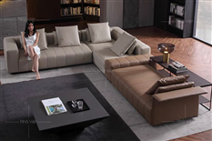 Các loại sofa da phòng khách phổ biến hiện nay