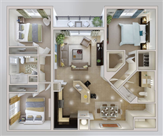 Thiết kế nội thất chung cư căn hộ 100m vuông có gì